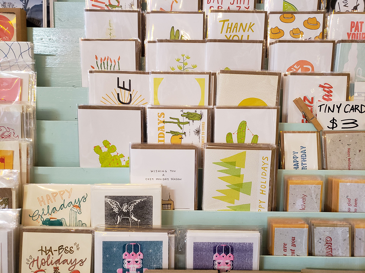 Greeting cards of all shapes and sizes for all occasions